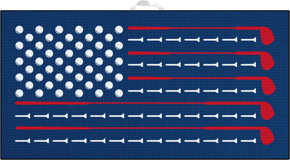 Devant Ultimate Microfiber Golf Towel- Golf American Flag