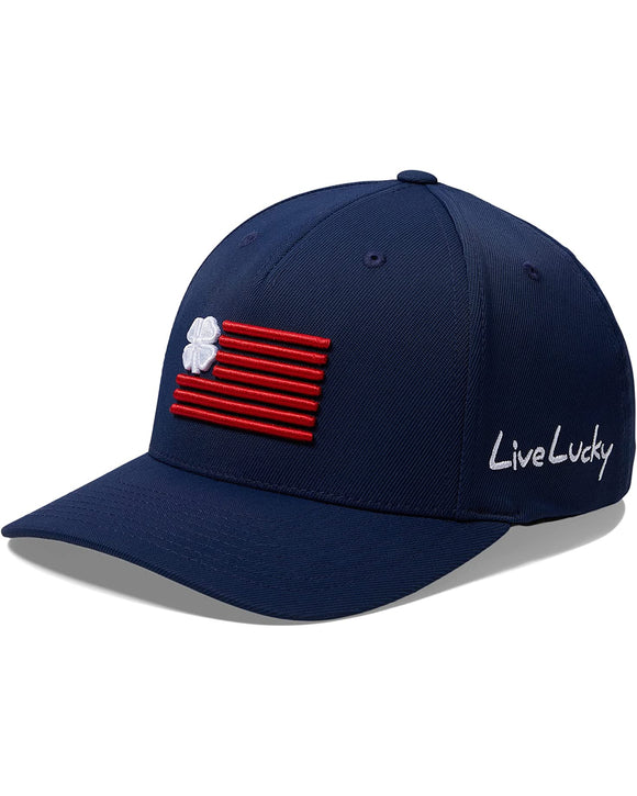 Black Clover Clover Nation 6 Adjustable Hat- Red/White/Navy