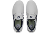 FootJoy Women's Leisure Slip-On Golf Shoes- Light Grey/Navy