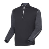 FootJoy Men's Tonal Heather 1/2 Zip Mid Layer
