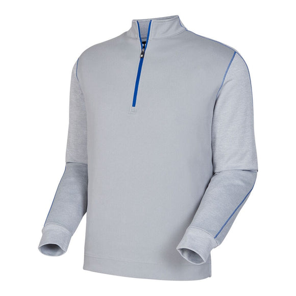 FootJoy Men's Tonal Heather 1/2 Zip Mid Layer