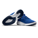 FootJoy Junior Flex XP Golf Shoes- Blue/White