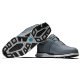 FootJoy Men's Pro SL Sports Golf Shoes- Grey/Reef Blue