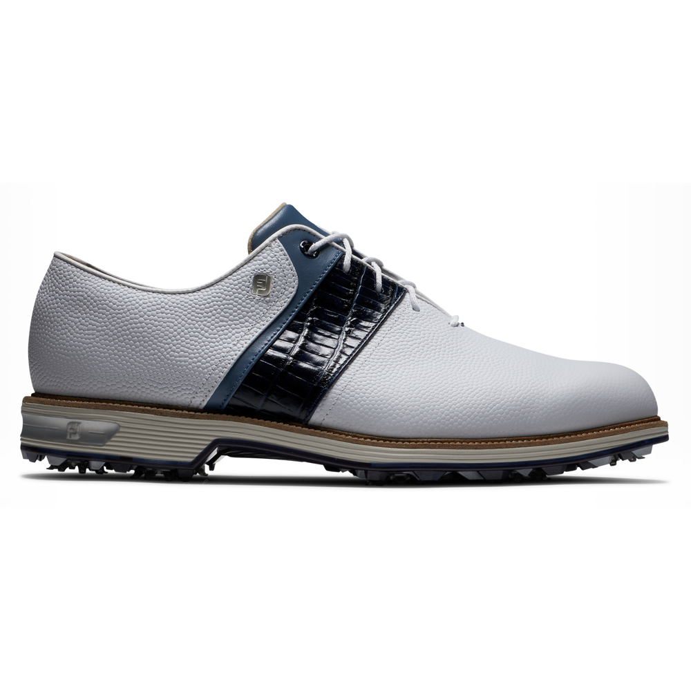 FootJoy Men's Premier Golf Shoes- White/Black/Navy