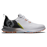FootJoy Men's Fuel Golf Shoes- White/Black/Orange