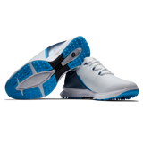 FootJoy Men's Fuel Sport Golf Shoes- White/Blue