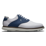 FootJoy Men's Traditions White/Navy Golf Shoes