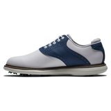 FootJoy Men's Traditions White/Navy Golf Shoes