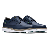 FootJoy Men's Traditions Shield Tips- Navy Golf Shoes