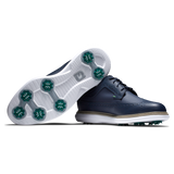 FootJoy Men's Traditions Shield Tips- Navy Golf Shoes