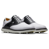 FootJoy Men's Traditions Golf Shoes- White/Black Camo