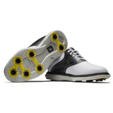 FootJoy Men's Traditions Golf Shoes- White/Black Camo