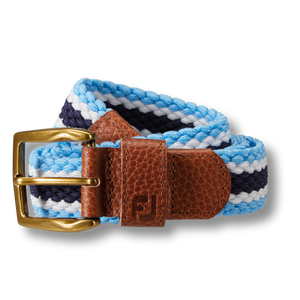 FootJoy Men's Striped Braided Golf Belt