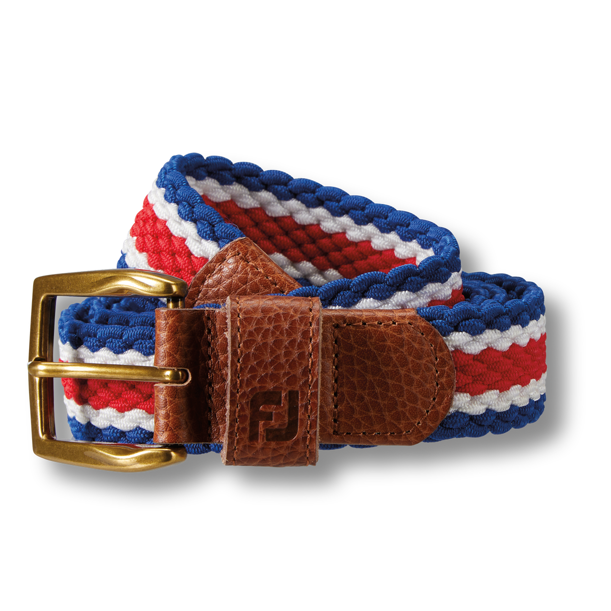 FootJoy Men's Striped Braided Golf Belt
