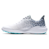 FootJoy Women's Flex Golf Shoes- White/Grey
