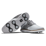 FootJoy Women's Traditions- White/Grey Golf Shoes