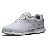 FootJoy Women's Pro SL Sports Golf Shoes- White/Grey