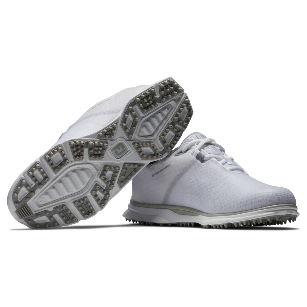 FootJoy Women's Pro SL Sports Golf Shoes- White/Grey