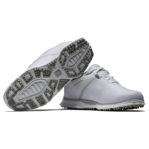FootJoy Women's Pro SL Sports Golf Shoes- White/Grey