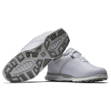 FootJoy Women's Pro SL Sports Golf Shoes- White/Grey