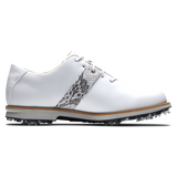 FootJoy Women's Premier Golf Shoes- White/Crock Grey