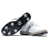 FootJoy Women's Premier Golf Shoes- White/Crock Grey