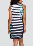 Tail Ladies Drea Island Stripe Sleeveless Dress- 36.5"
