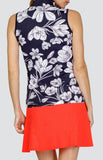 Tail Ladies Fannie Sleeveless Golf Top- Crocus Blooms