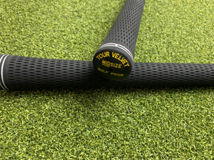 Ping Golf Pride Tour Velvet Midsize- Yellow Ribbed Golf Grip