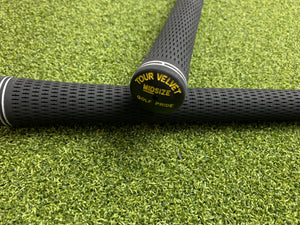 Ping Golf Pride Tour Velvet Midsize- Yellow Ribbed Golf Grip