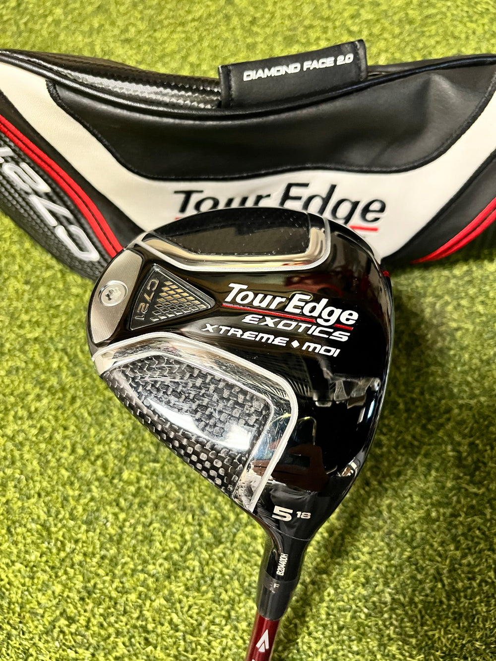 Tour Edge Exotics C721 5 18* Fairway Wood, Ventus 5R Regular Flex, RH