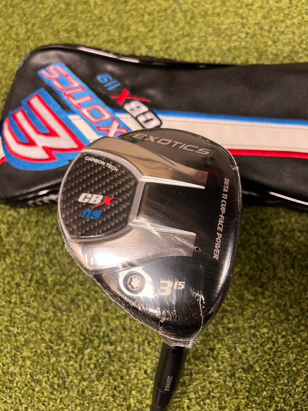 Tour Edge Exotics CBX 119 3 15* Fairway Wood, Hzrdus X-Stiff Flex, RH