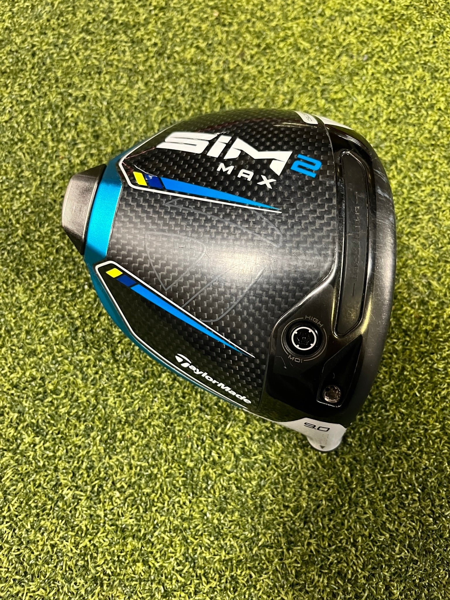 TaylorMade SIM 2 Max 9* Driver HEAD ONLY, RH