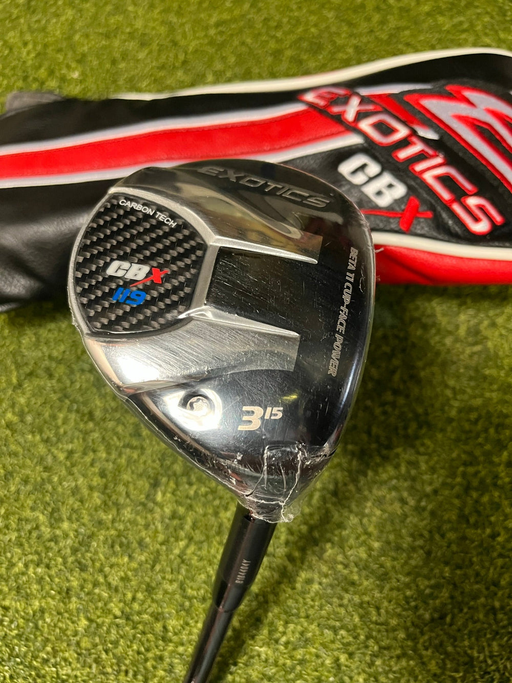 Tour Edge CBX 119 3 15* Fairway Wood, Evenflow X-Stiff Flex, RH