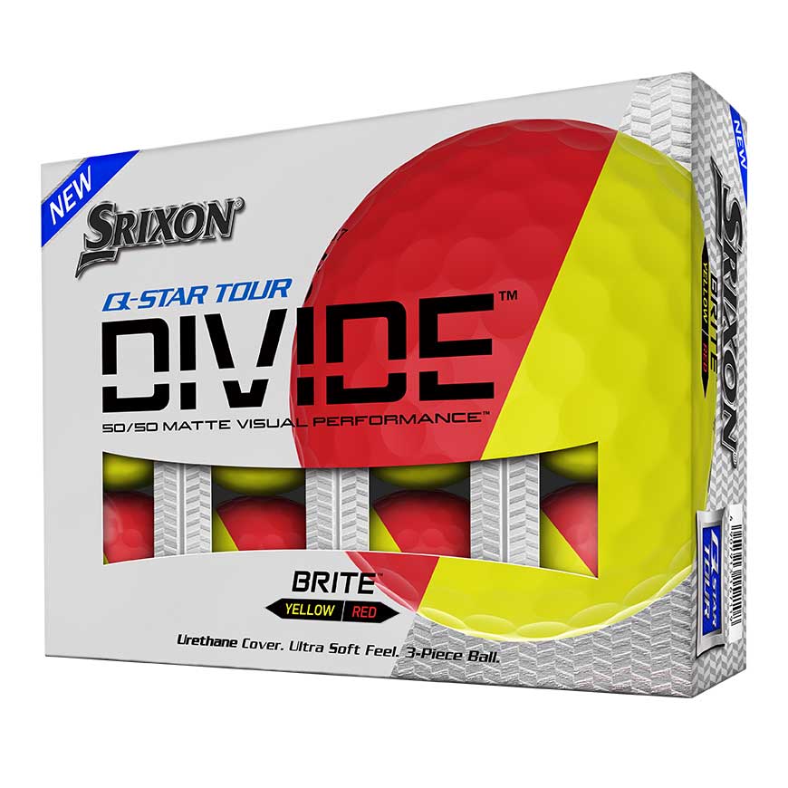 Srixon Q-Star Tour Divide Golf Balls- Dozen