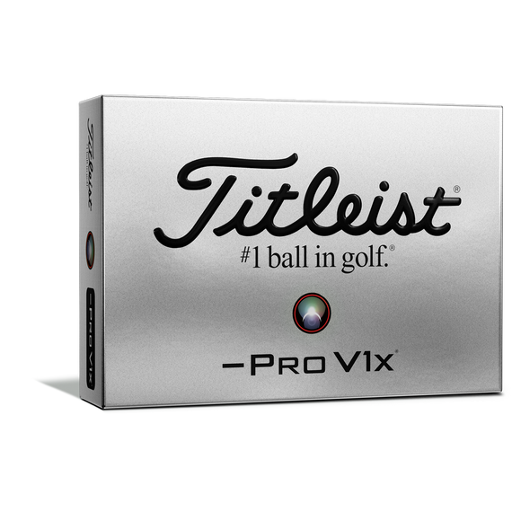 Titleist Left Dash Pro V1x Golf Balls- Dozen