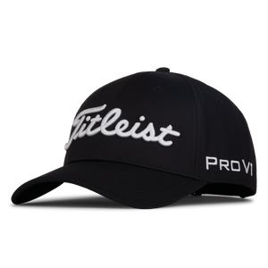 Titleist Tour Performance Adjustable Hat- Black/White