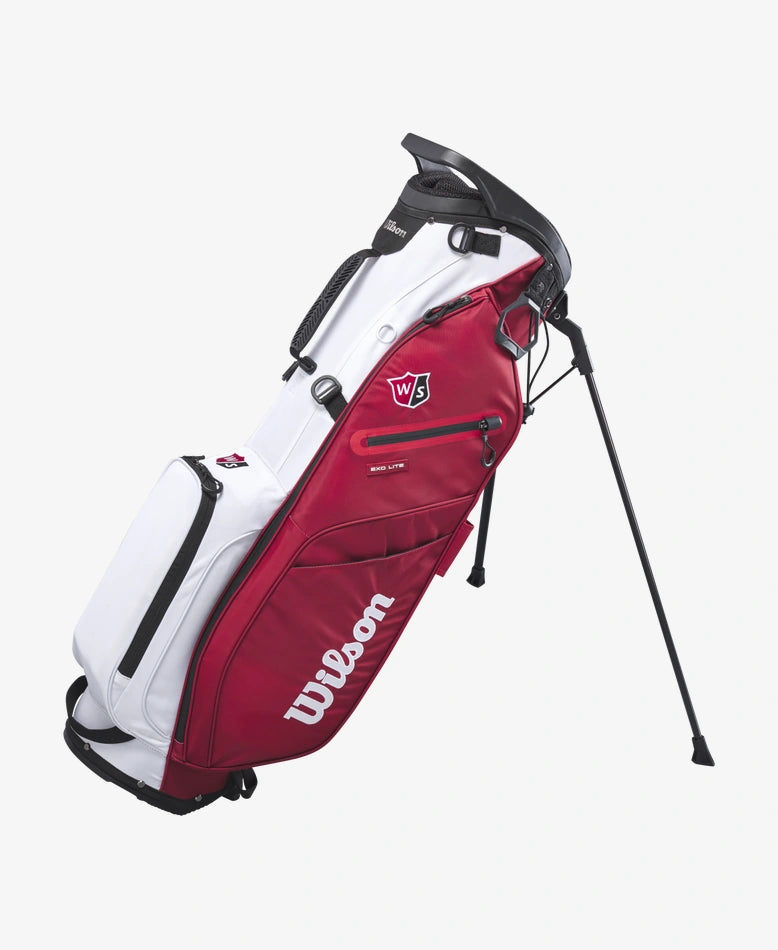 Wilson EXO Lite Stand Bag – Dreibeinige Golf-Schlägertasche, Leicht, Robust, Schwarz/Schwarz, Unisex Wilson EXO Lite Stand Bag – Dreibeinige Golf-Schlägertasche, Leicht, Robust, Schwarz/Schwarz, Unisex