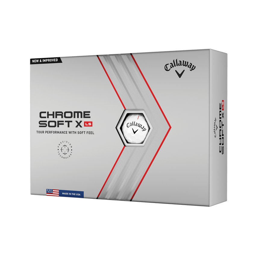 Callaway Chrome Soft X LS Golf Balls- Dozen
