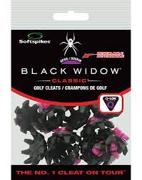 SoftSpikes Black Widow Q-Lok Spikes- Pack of 16