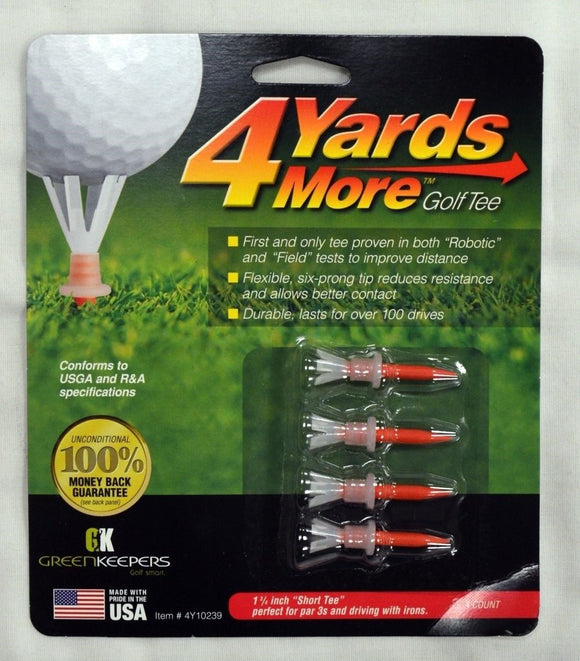 4 Yards More Golf Tees 1 3/4