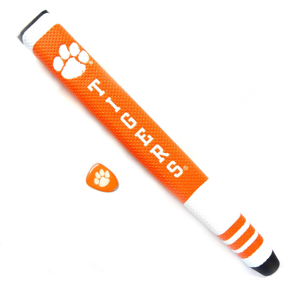 Team Golf Clemson Tigers Orange/White Putter Grip With Ball Marker