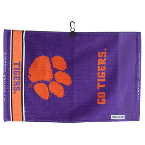 Clemson Tigers Team Effort Jacquard Towel- 16"x 24"